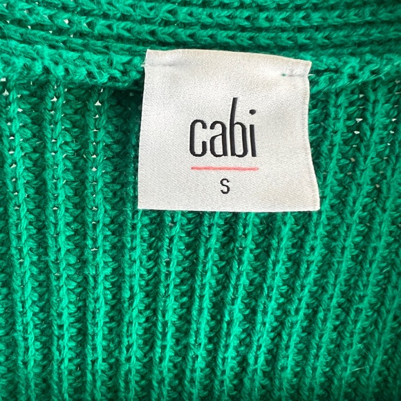 Cabi Clothing Chic Green Oversized Cardigan - Picture 2 of 4
